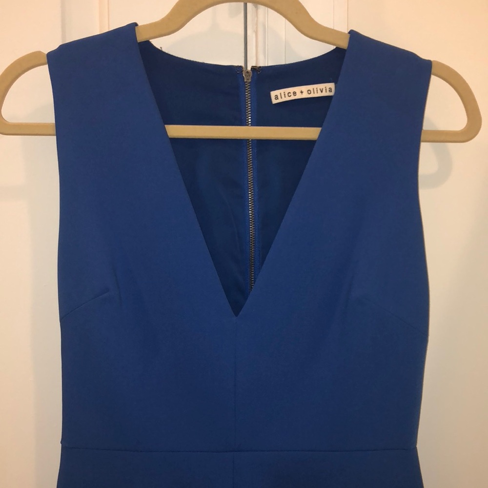 Alice + Olivia Blue Dress